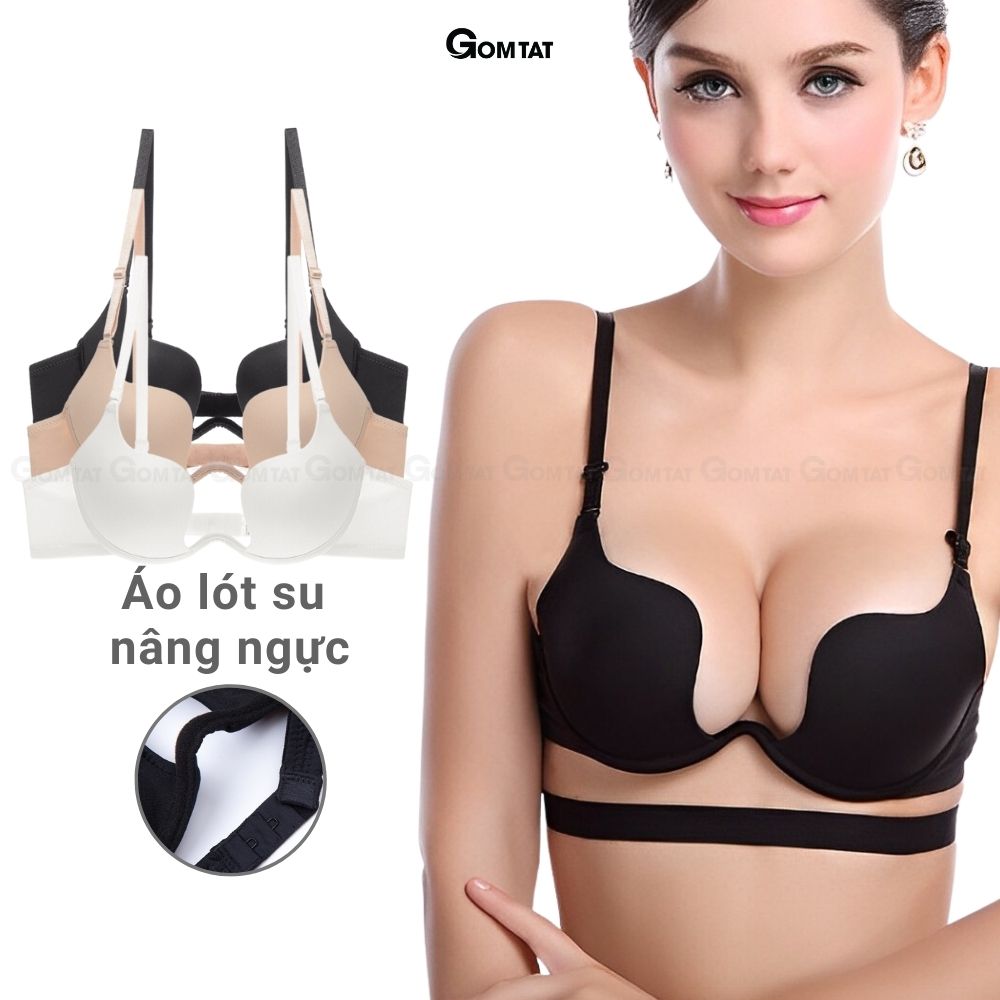 Áo ngực su có gọng GOMTAT đệm vừa 2,5cm thiết kế thời trang nâng đẩy tôn vòng 1 Mutiway - SA-7K