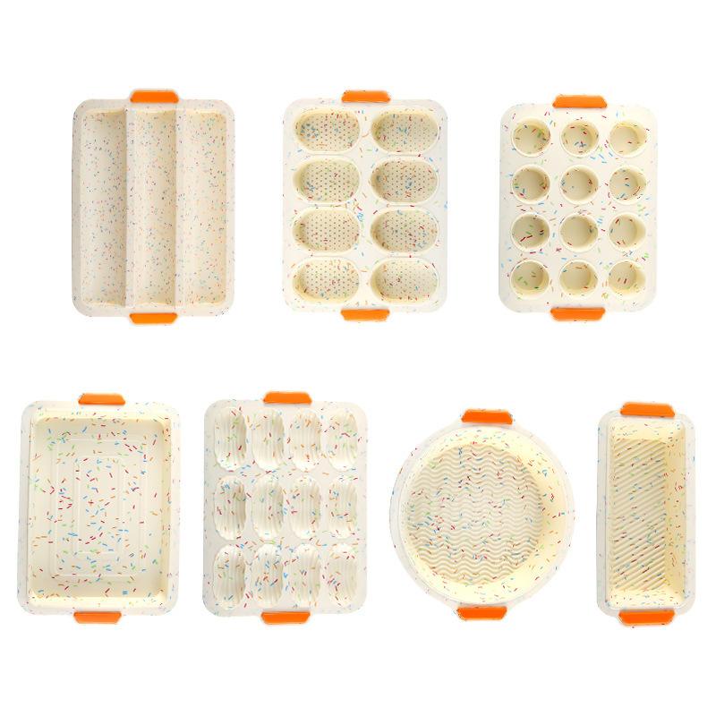 Khuôn Bánh Silicone Nướng Công Cụ Vật Dụng Nhà Bếp Sáng Tạo Silica Gel Khuôn Làm Bánh Nướng Bánh Phụ Kiện