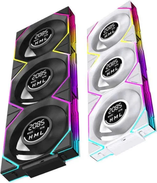 Bộ 3 Quạt Tản Nhiệt Fan Case Leopard V4 ARGB Sync Main Trắng/Đen – Hàng Chính Hãng