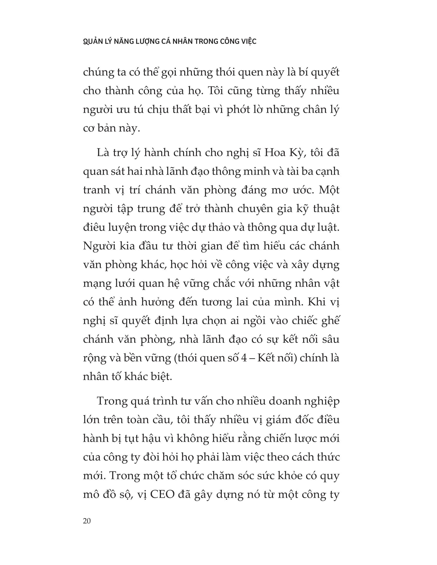 Quản Lý Năng Lượng Cá Nhân Trong Công Việc