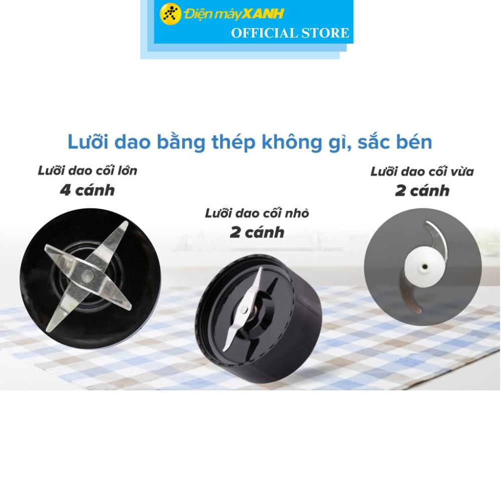 Máy xay sinh tố đa năng Sunhouse SHD 5322 Đen - Hàng Chính Hãng