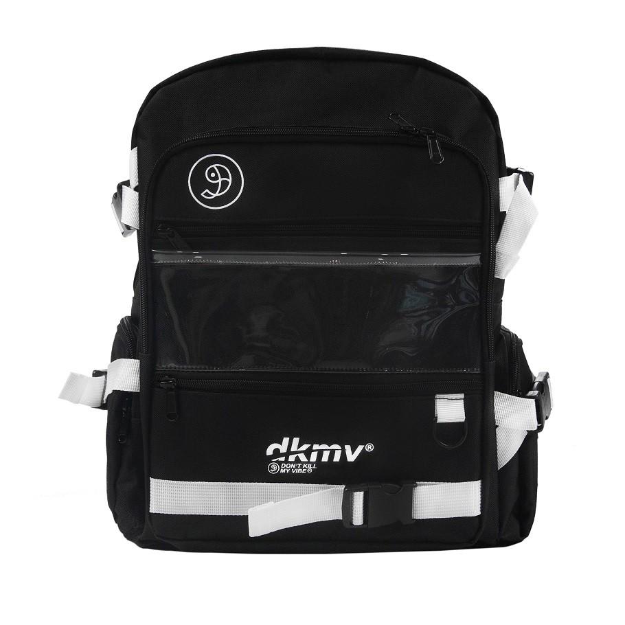 DKMV Balo Logo Plastic TẶNG kèm Tote màu xanh