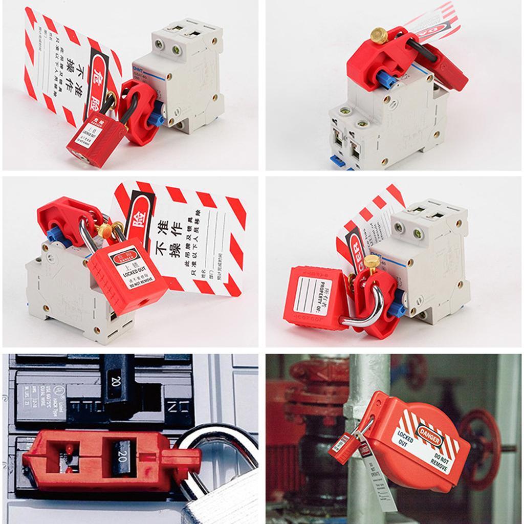 25-pack Universal Circuit Breaker Red with Turned Screw