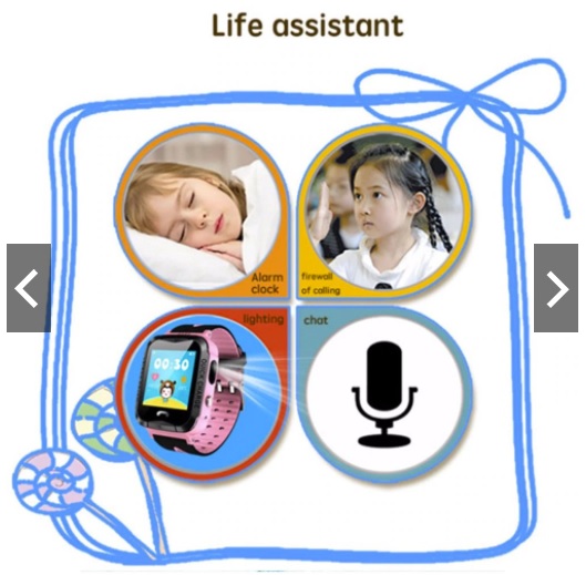 Đồng hồ định vị trẻ em LBS KKTick KidWatch AA07s thông minh, nghe gọi 2 chiều, màn hình cảm ứng, kháng nước IP67, camera 2.0 - Hàng nhập khẩu