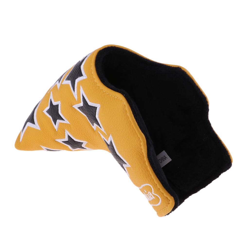 Golf Stars Design Golf Putter Club Head Cover Headcover for Scotty Cameron Odyssey Callaway Taylormade