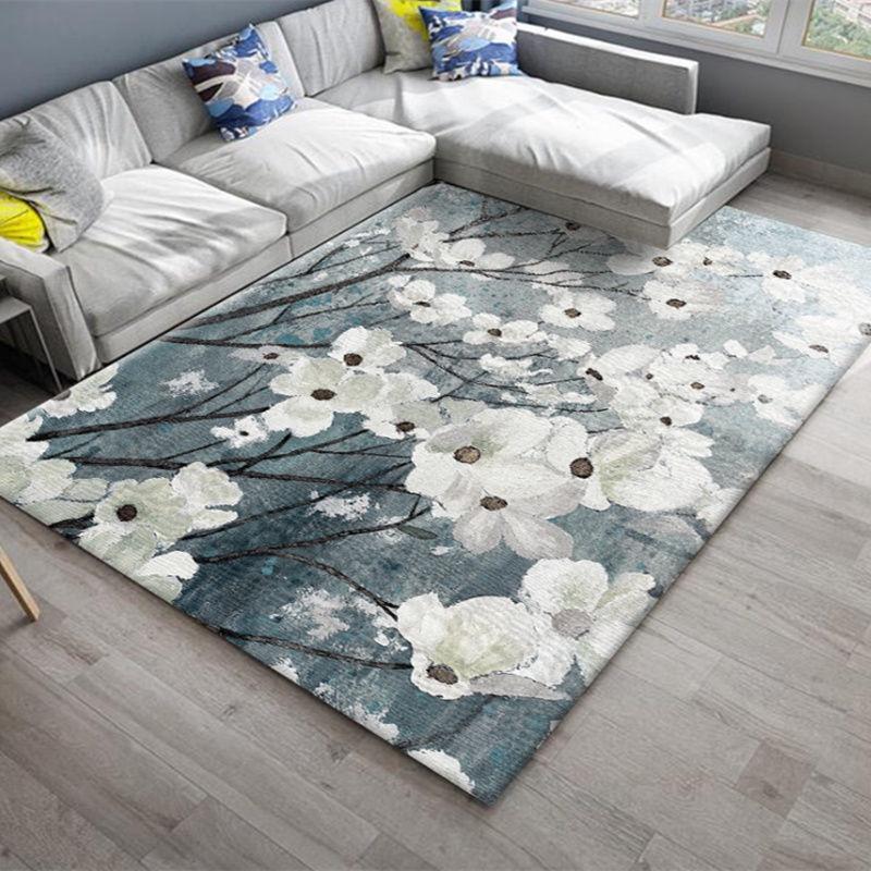 Thảm Trải Sàn Phong Cách Bắc Âu Hiện Đại Đơn Giản Trang Trí Nhà Cửa