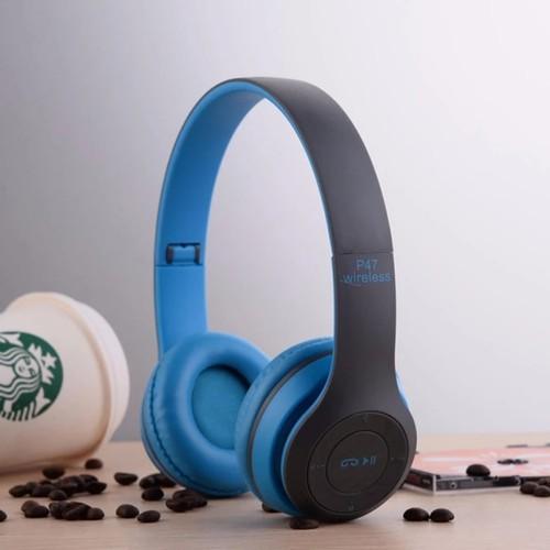 Tai nghe chụp tai Bluetooth P47- hàng chuẩn nghe êm