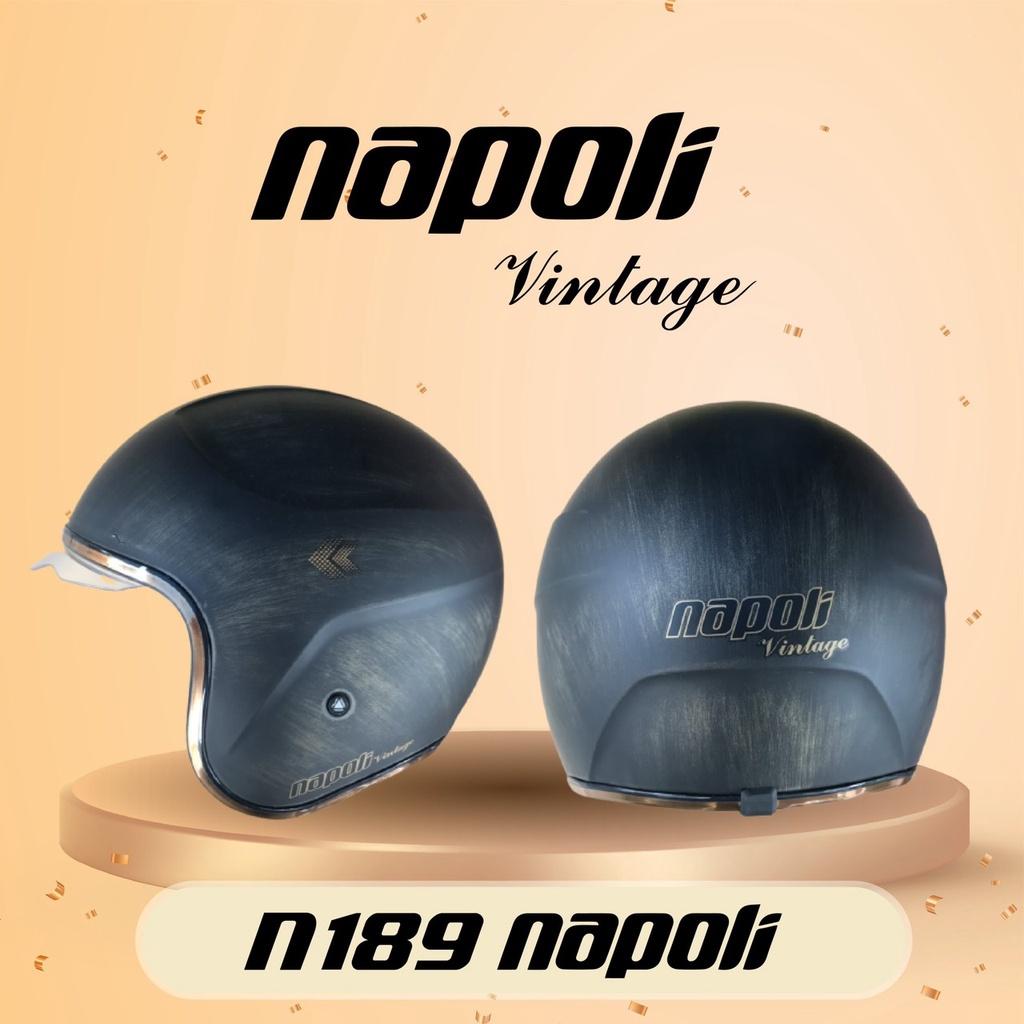 Mũ Bảo Hiểm 3/4 Napoli N189 Kính Âm Freesize ( Đủ Màu )