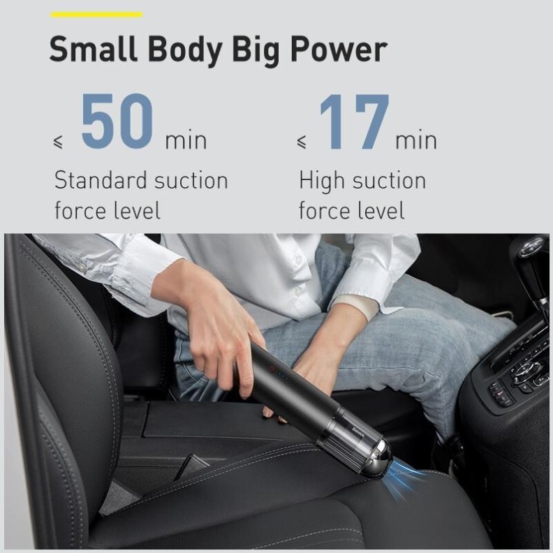 Baseus -BaseusMall VN Máy hút bụi pin sạc cầm tay Baseus A3 Car Vacuum Cleaner