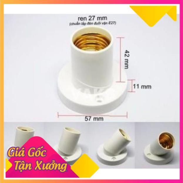 Đui Đèn E27 Gắn Tường Đa Năng Xoay Thẳng, Xéo Tùy Thích FREESHIP  TP'S