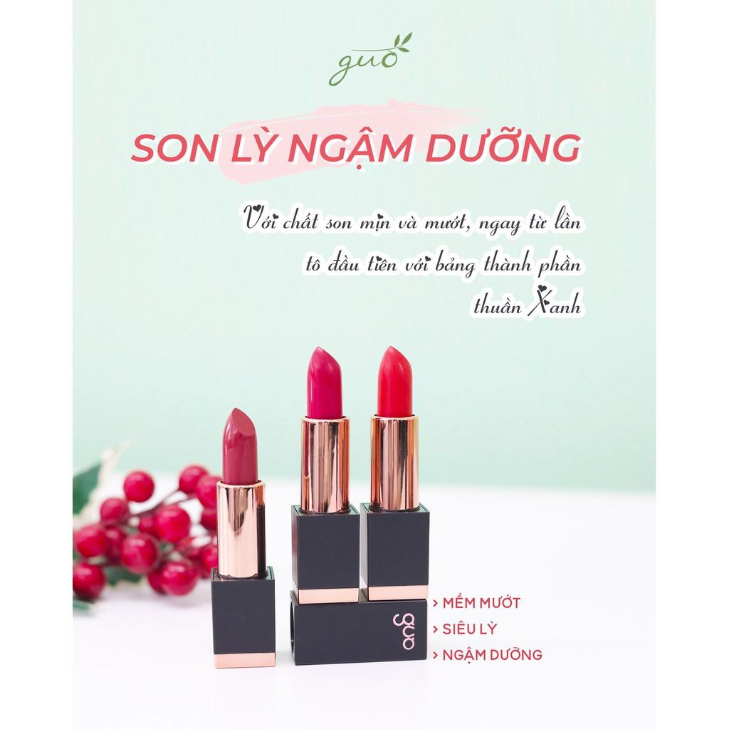 Son Lì Anh Thảo Red Tango Đỏ Vang GUO - True Matte Lipstick 5gr