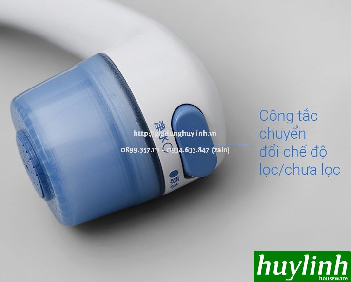 Thiết bị máy lọc nước tại vòi sen tắm khử CLO Cleansui ES201W - Sản xuất tại Nhật Bản - Hàng chính hãng