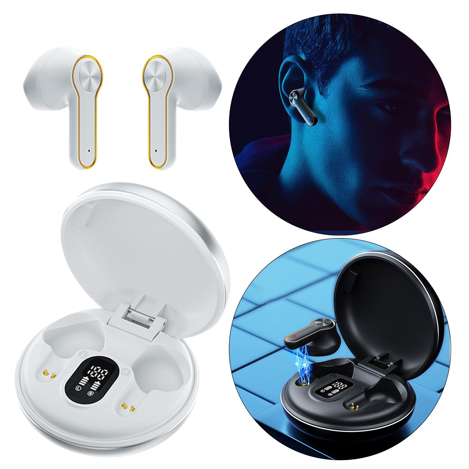 Wireless Bluetooth 5.0 in-Ear Gaming Earbuds, Cool , Low Latency, Gaming Earphones, Touch Control w/Mic for Running Sport Fitness Stereo Bass