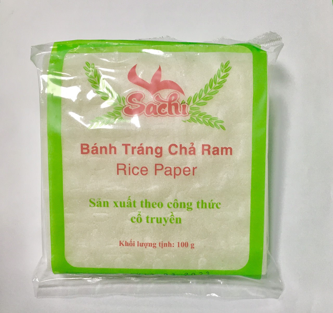 Bánh tráng cuốn Chả ram Sachi