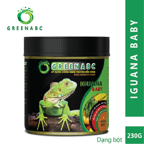 Thức ăn bò sát IGUANA BABY - Rồng Nam Mỹ Baby từ mới nở đến 9x