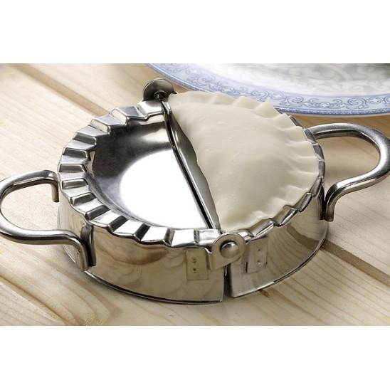 Khuôn há cảo / làm bánh xếp inox 304 LỚN đường kính 9.5 cm