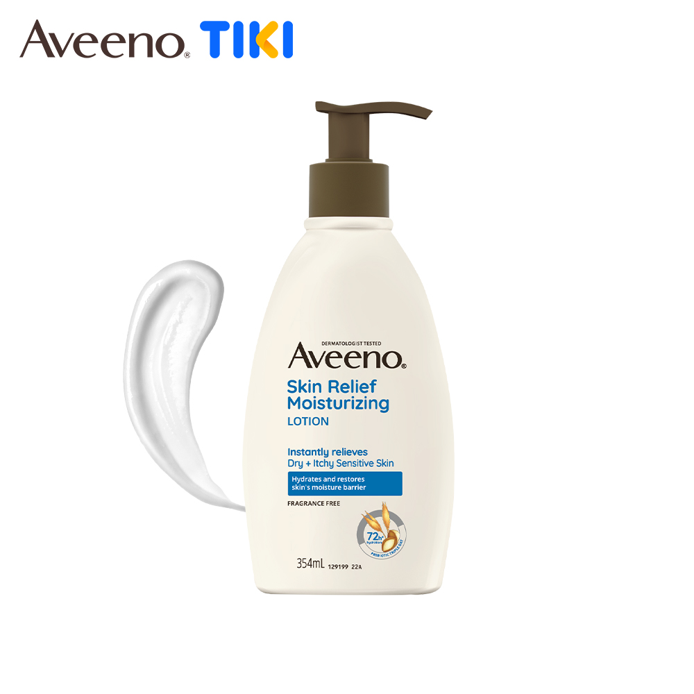 Sữa dưỡng thể làm dịu da nhạy cảm, khô ngứa Aveeno Skin Relief 354ml