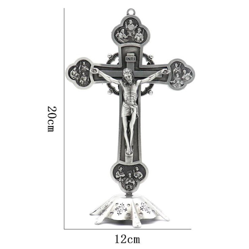 THÁNH GIÁ CHÚA JESUS - GIÊSU CÔNG GIÁO ĐỂ BÀN , XE HƠI TRỪ TÀ , BÌNH AN , BAN PHƯỚC CAO 20cm