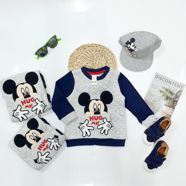Áo nỉ bông mickey bé trai