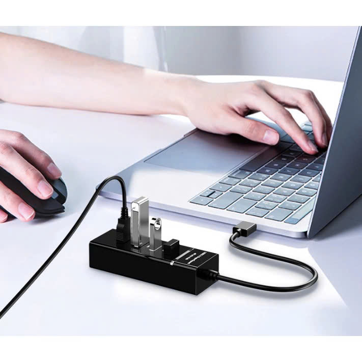 Hub chia 4 cổng USB, usb Hub tốc độ 3.0 - Hàng chính hãng HUB USB