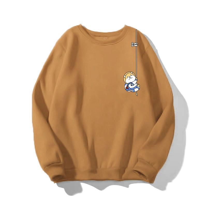 ÁO SWEATER UNISEX IN CÚN LEO DÂY