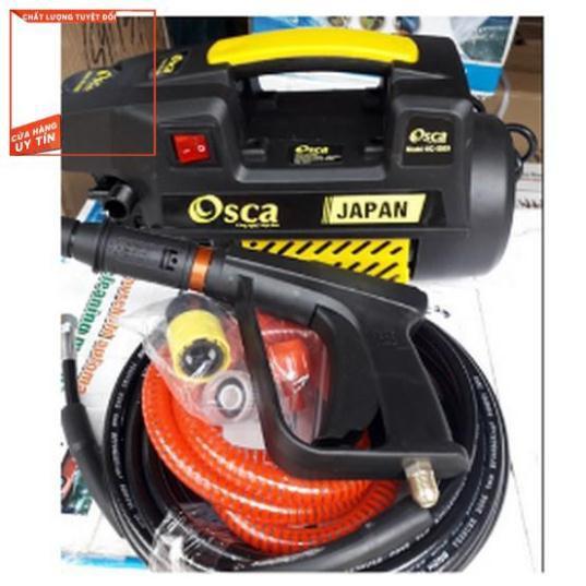 Máy rửa xe OSCA công suất mạnh tặng bình xà phòng - rửa xe