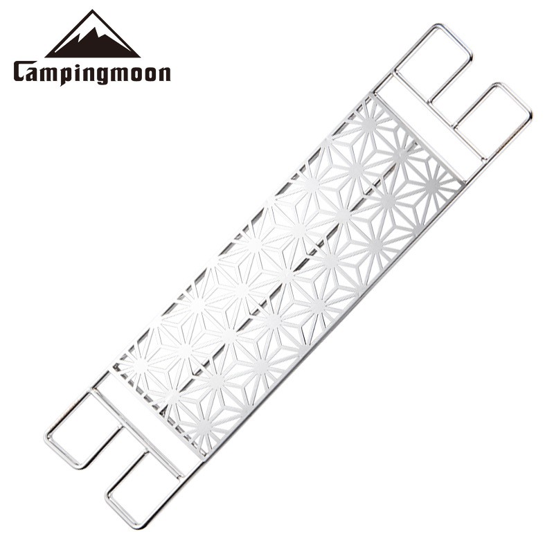 Kệ bếp inox Campingmoon MTG-TSCC 304 cao cấp  hoạ tiết  xếp gọn kèm túi đựng sang trọng A336