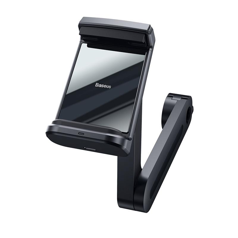 Baseus -BaseusMall VN Bộ đế giữ điện thoại gắn lưng ghế tích hợp sạc không dây Baseus Energy Storage Backseat Holder 15W