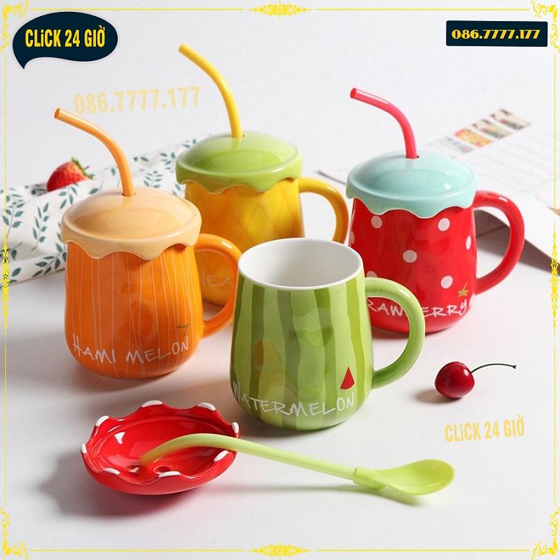 Cốc Sứ Hình Trái Cây Siêu Đáng Yêu