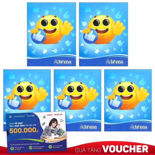 Combo 5 Tập Học Sinh 4 Ly Ngang 96 Trang Đl 60Gm2 - Fahasa Mẫu Màu Giao Ngẫu Nhiên