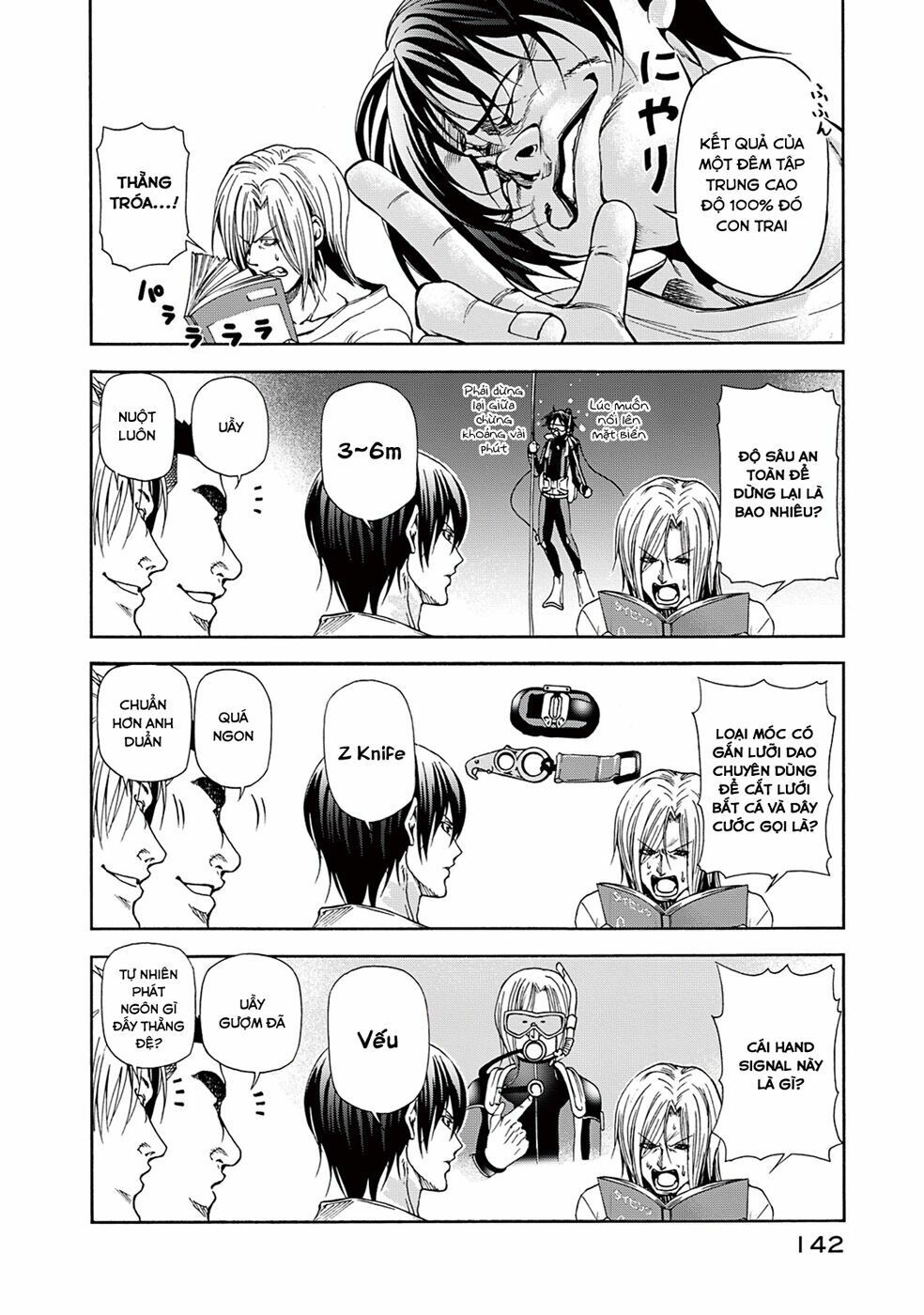 cô gái thích lặn - grand blue chapter 17 8