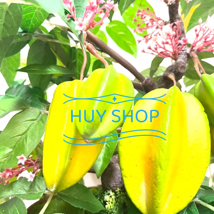 CHẬU CÂY TRÁI KHẾ NHÂN TẠO SỐ 4 TRANG TRÍ NHÀ CỬA