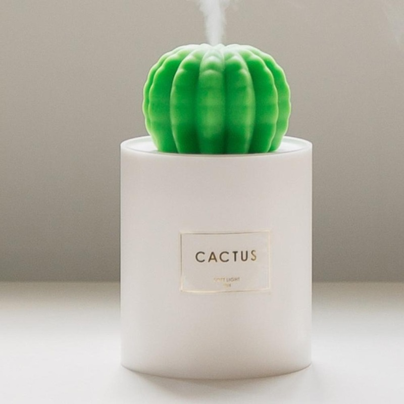 Xương Rồng Máy Phun Sương Tạo Độ Ẩm Sạc Usb 280Ml Thơm Khuếch Tán Tinh Dầu Atomizer Đèn Ngủ Máy Khuếch Tán Tinh Dầu Phòng Máy Phun Sương Tạo Độ Ẩm