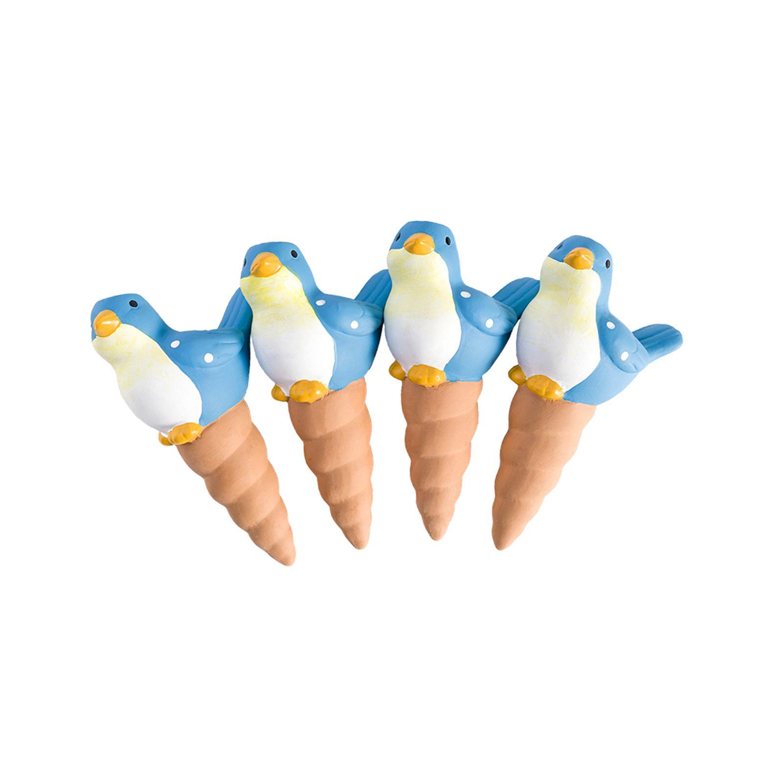 4 Pieces Cute Water Seepage Device Practical for Bonsai Outdoor Garden