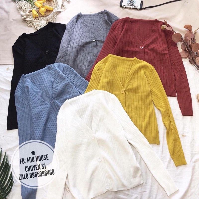Áo khoác Cardigan dáng ngắn, áo khoác ngắn hàng Quảng Châu loại 1
