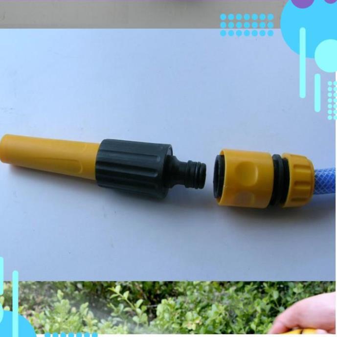 Bộ dây vòi xịt ️bơm nước phun sương️ , tăng áp 3 lần, loại 7m, 10m 206622-5 cút sập,nối nhựa đ+ túi đựng bút
