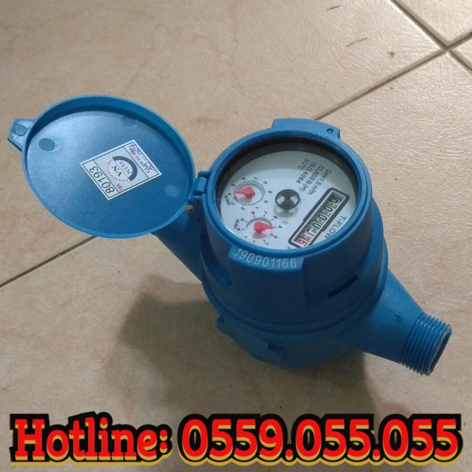 Đồng hồ nước 21 DN15 T-FLOW thân nhựa