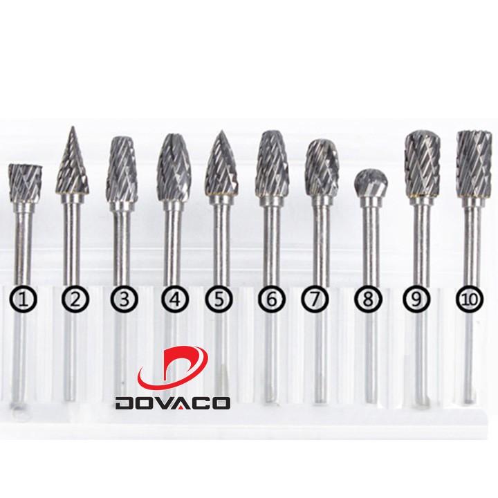 Bộ 10 mũi khắc, mài Vonfram cao cấp