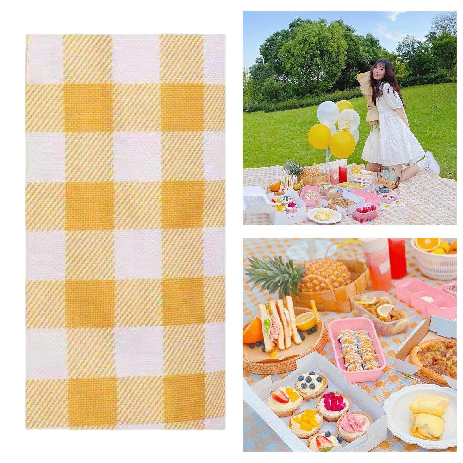 2x2M Picnic Blanket Waterproof Portable Large Sand Proof Beach Mat for Outdoor Camping