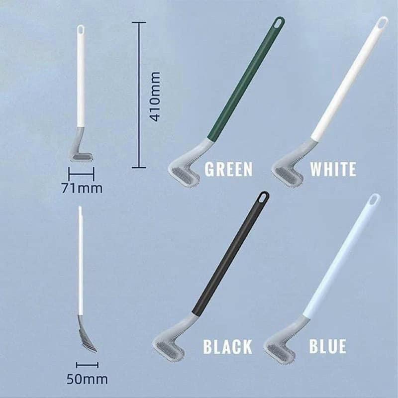 Chổi Cọ Toilet Nhà Vệ Sinh Thông Minh Thế Hệ Mới 2021 Tặng Kèm Móc Dán Treo Tường Tiện Lợi