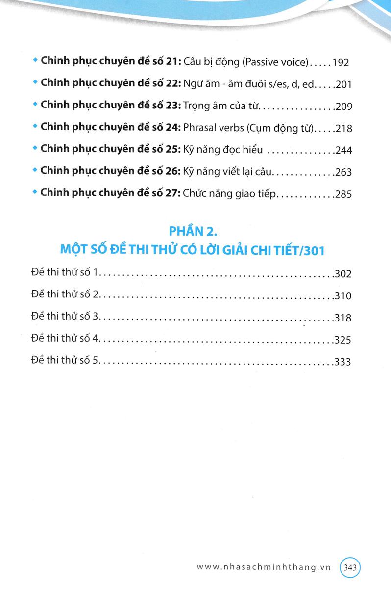 Chinh Phục Kỳ Thi Tiếng Anh Vào Lớp 10 - Tập 1