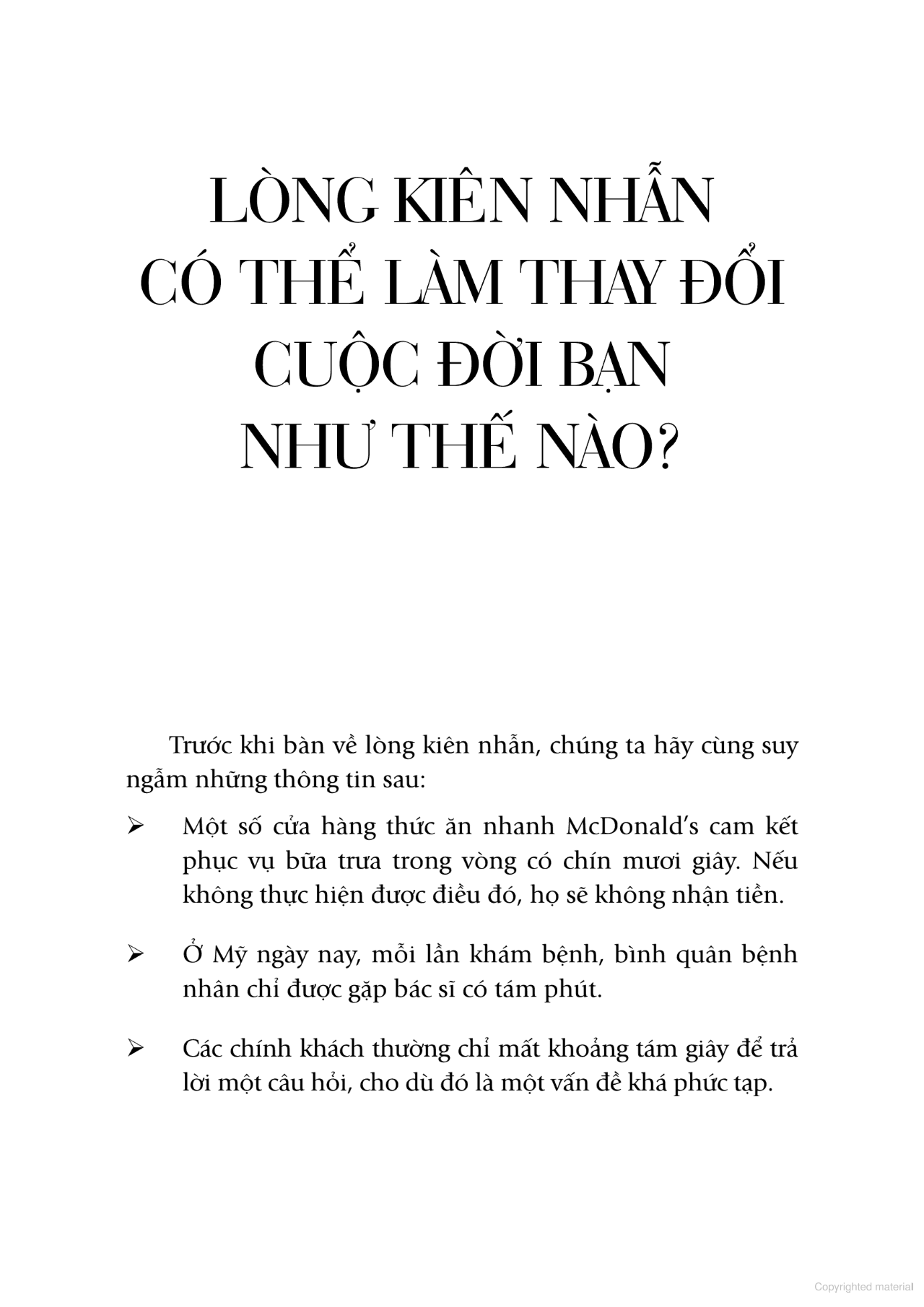 Sức Mạnh Lòng Kiên Nhẫn (Tái Bản)