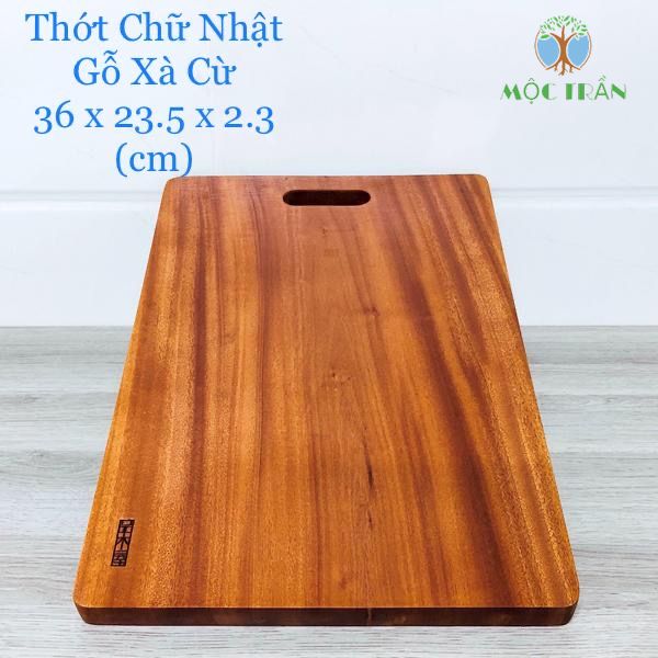 Thớt  Chữ Nhật gỗ xà cừ tự nhiên nhiều kích thước