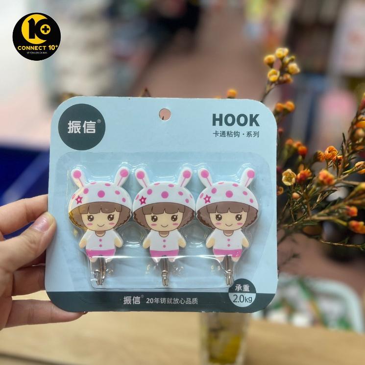 Móc dính tường - siêu dính hình cute