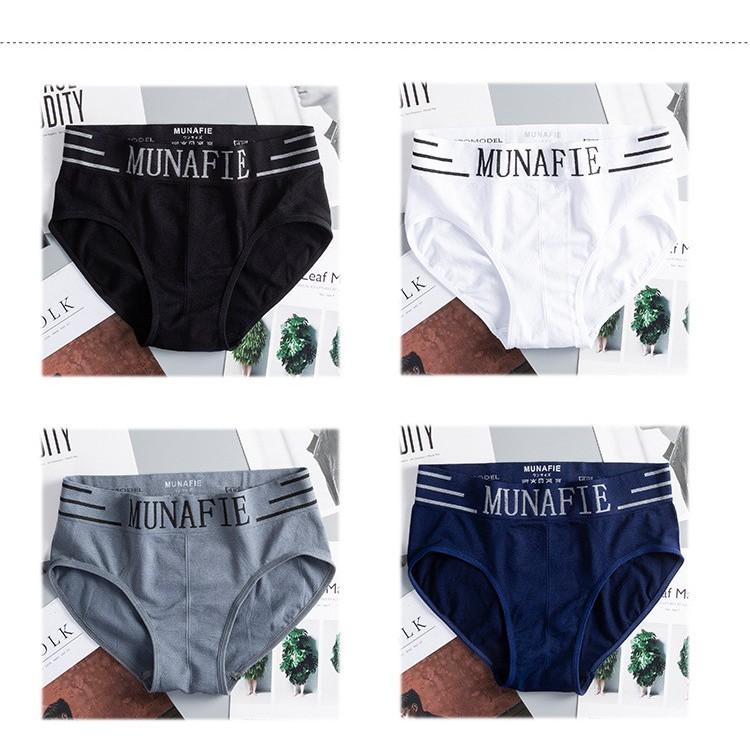 Combo 5 quần sịp chéo nam Munafie co giãn 4 chiều