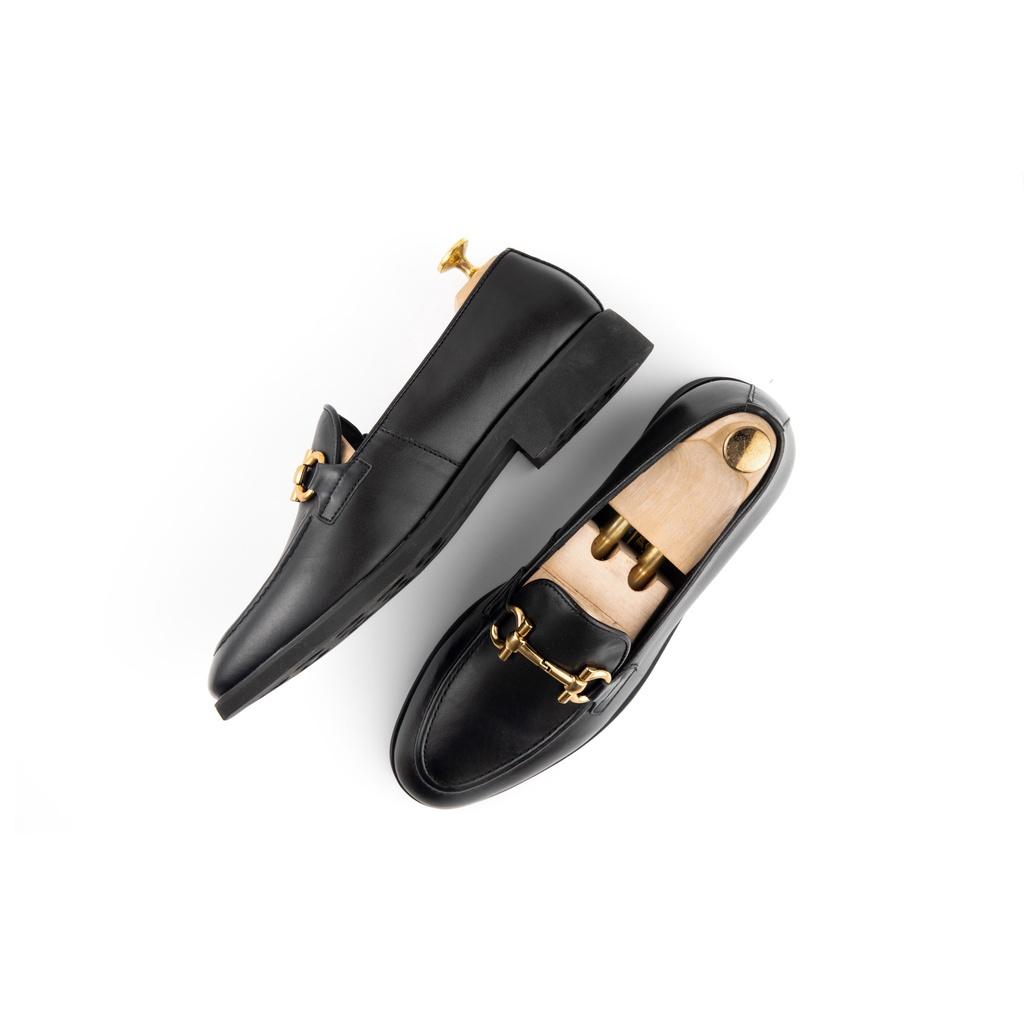 Giày Lười Nam Công Sở XOĂN SHOP Da Pu Pu Size 38 Đến 43 Màu Đen - G062