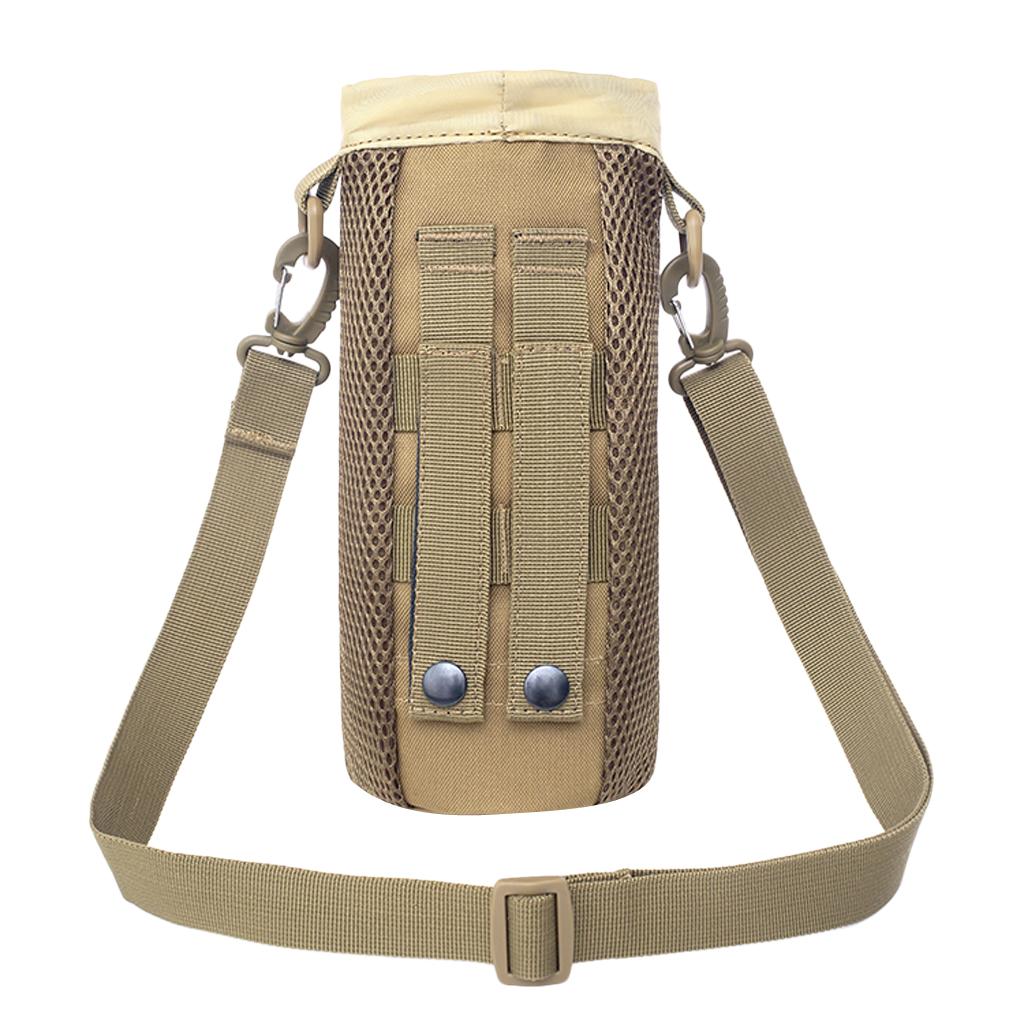Outdoor Sport Molle Water Bottle Bag Pouch Holder Carrier Kettle Pack 750ml