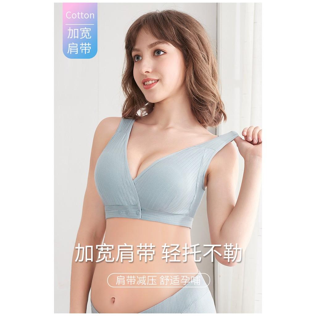 Áo bra bầu - áo bra cho con tuti mở nút AN46