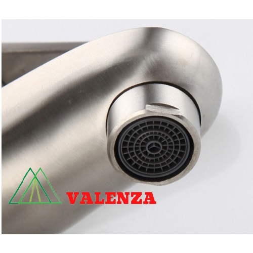 Vòi lavabo nóng lạnh inox sus304 Valenza LVE1-tặng dây cấp nước