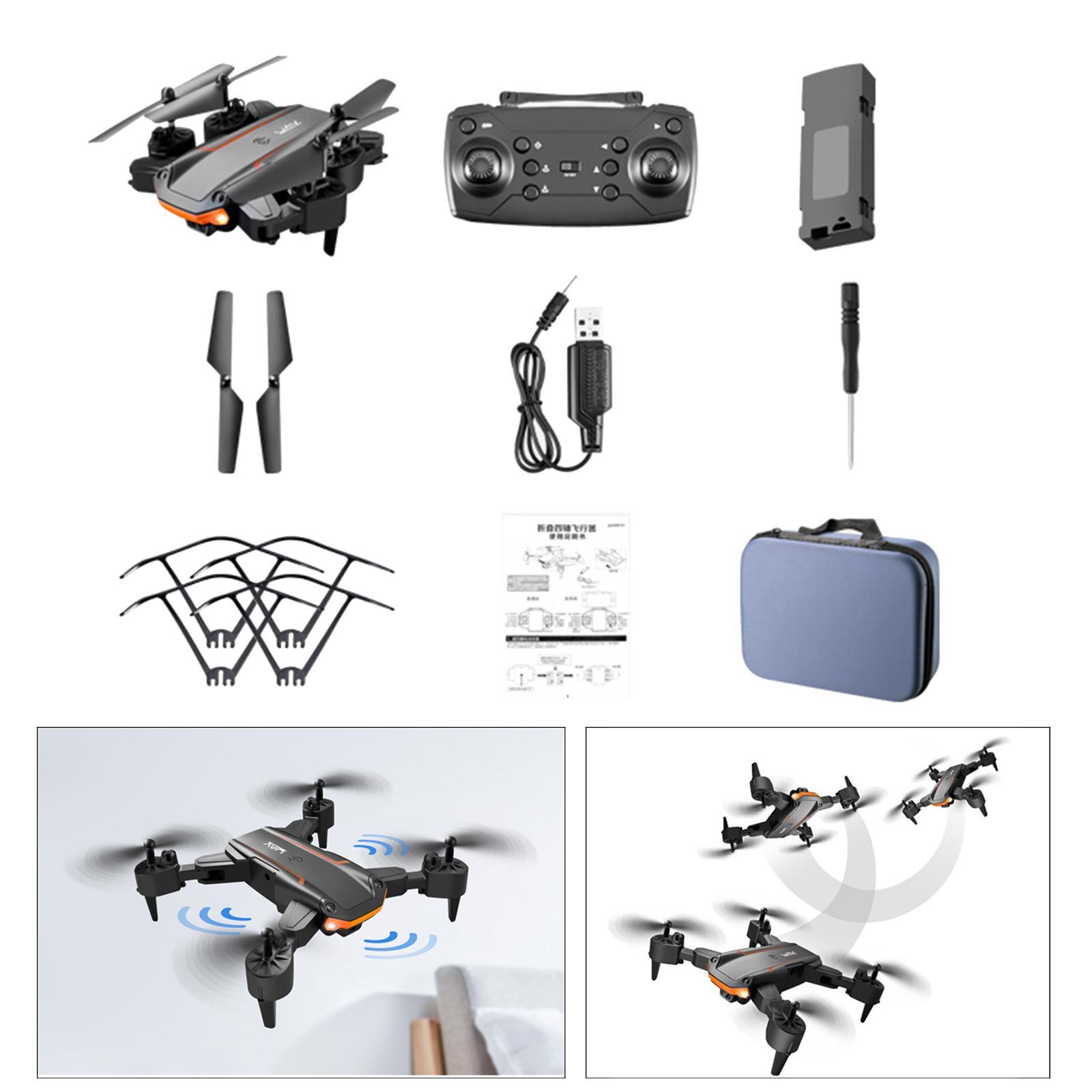 Foldable RC Drone 4K Speed Control Attractive Appearance  Key Return No